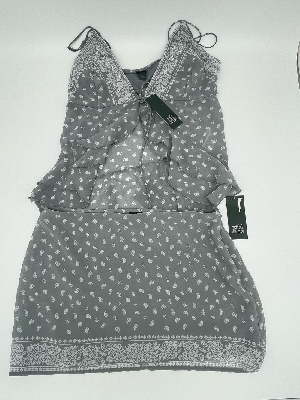 Wild Fable Gray Skirt and Top Size US Small